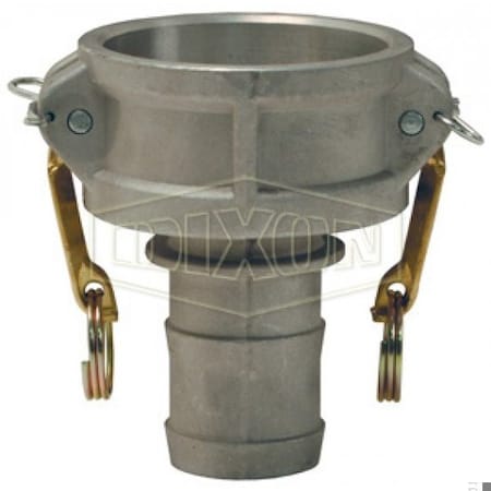 Dixon Type C Jump Size Cam and Groove Coupler, 3 x 2 in Nominal, Female Coupler x Hose Shank End Style, Al G3020-C-AL